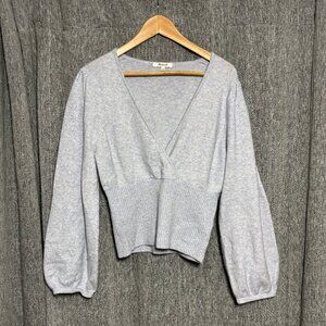 Madewell Light Blue Sweater Size L